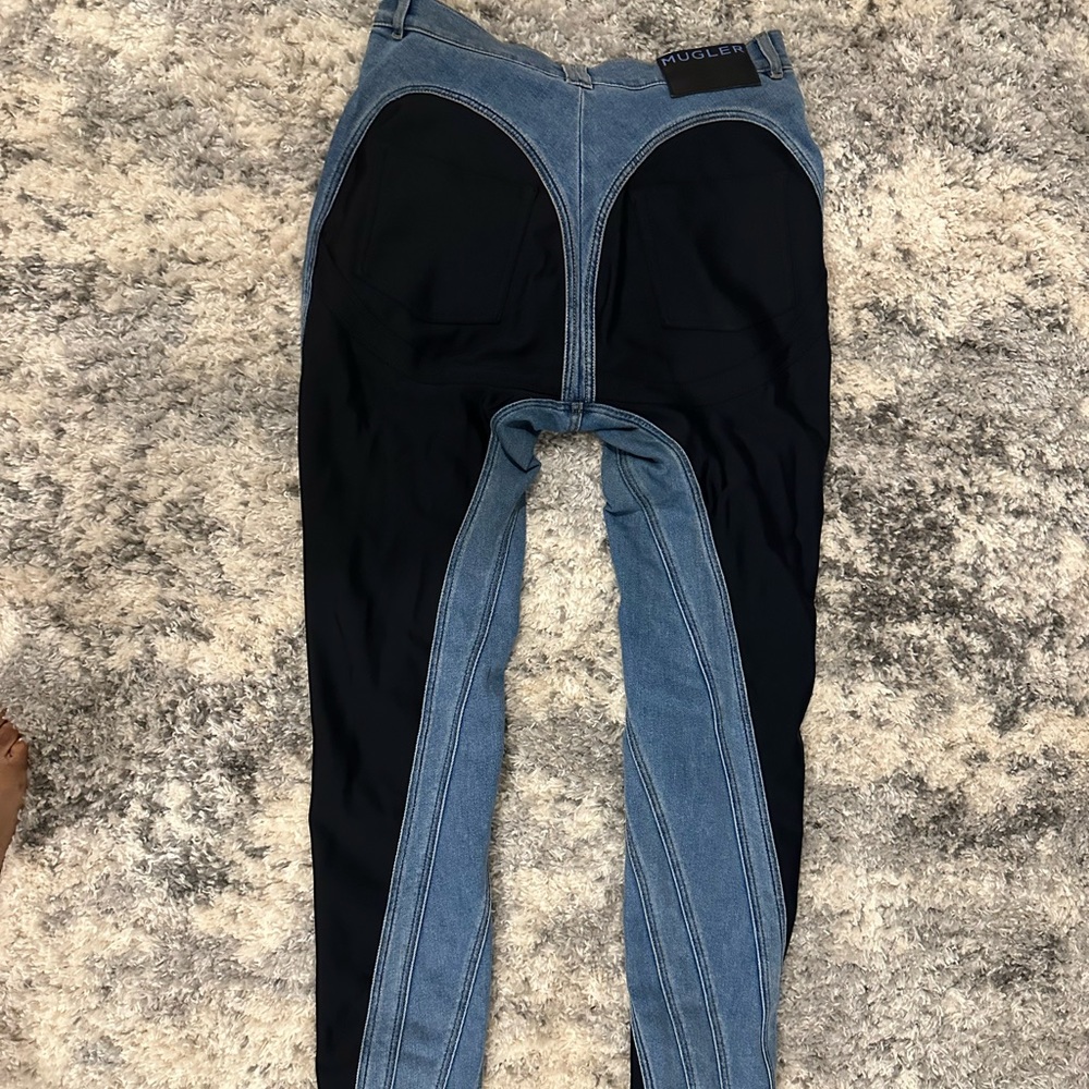 Mugler denim jeans worn once